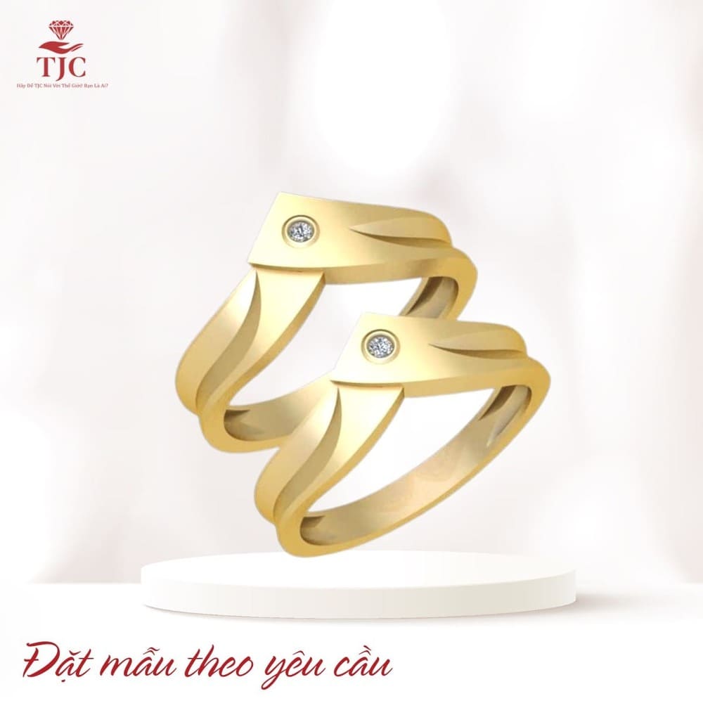 TJC - Địa chỉ cung cấp Nhẫn cưới vàng 18k rất đẹp, uy tín