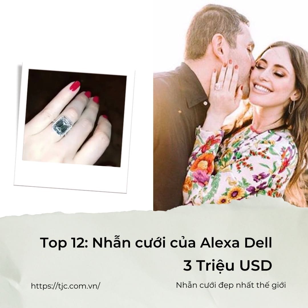 Nhẫn cưới của Alexa Dell